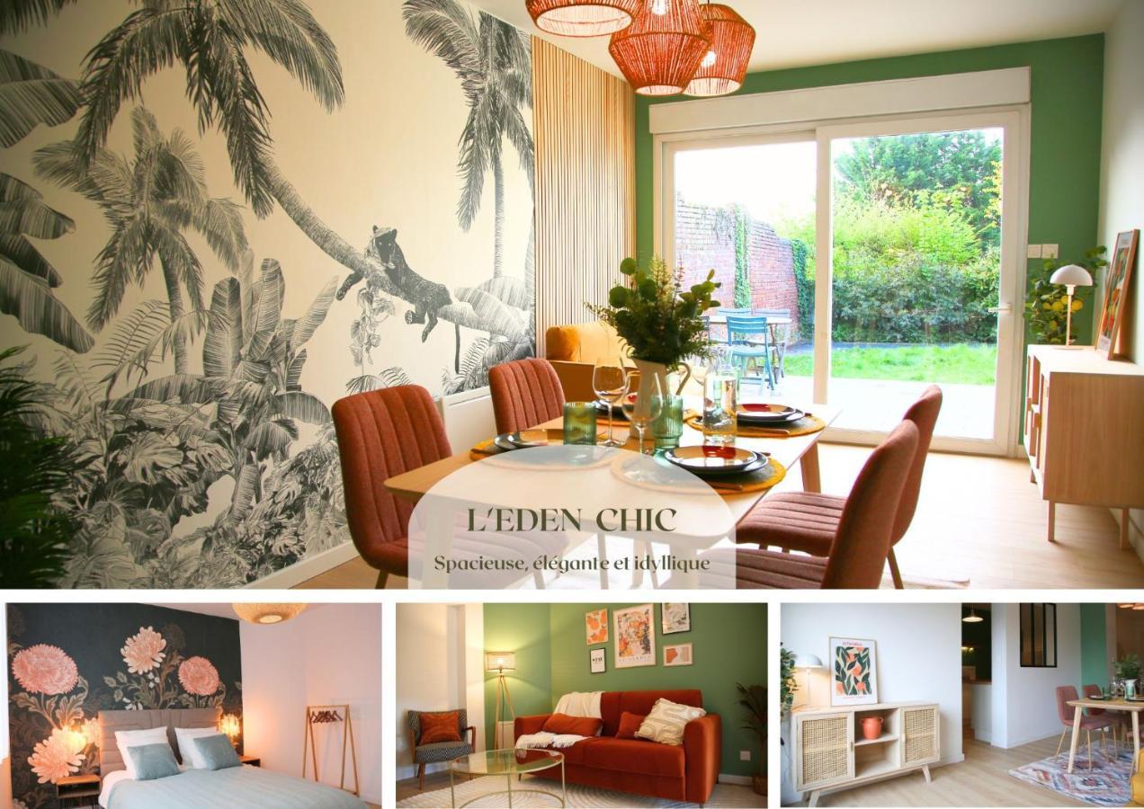 아라스 L'Eden Chic - Balneo - Jardin - Parking Gratuit 아파트 외부 사진
